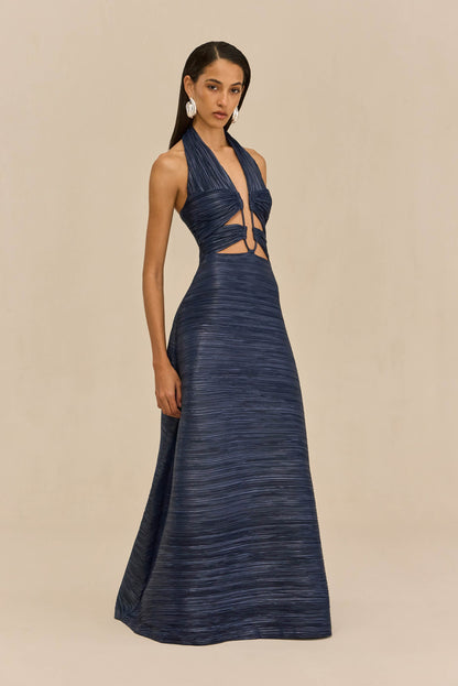 JAHZARA DRESS - DEEP LAKE