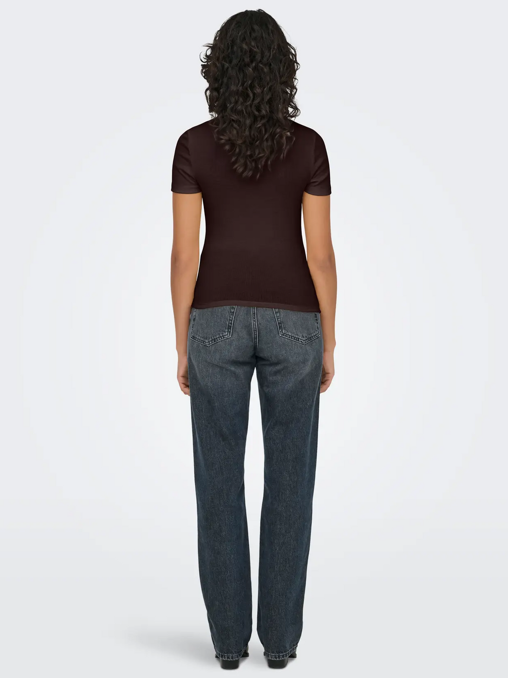 ONLY Short Sleeve Ribbed Tee