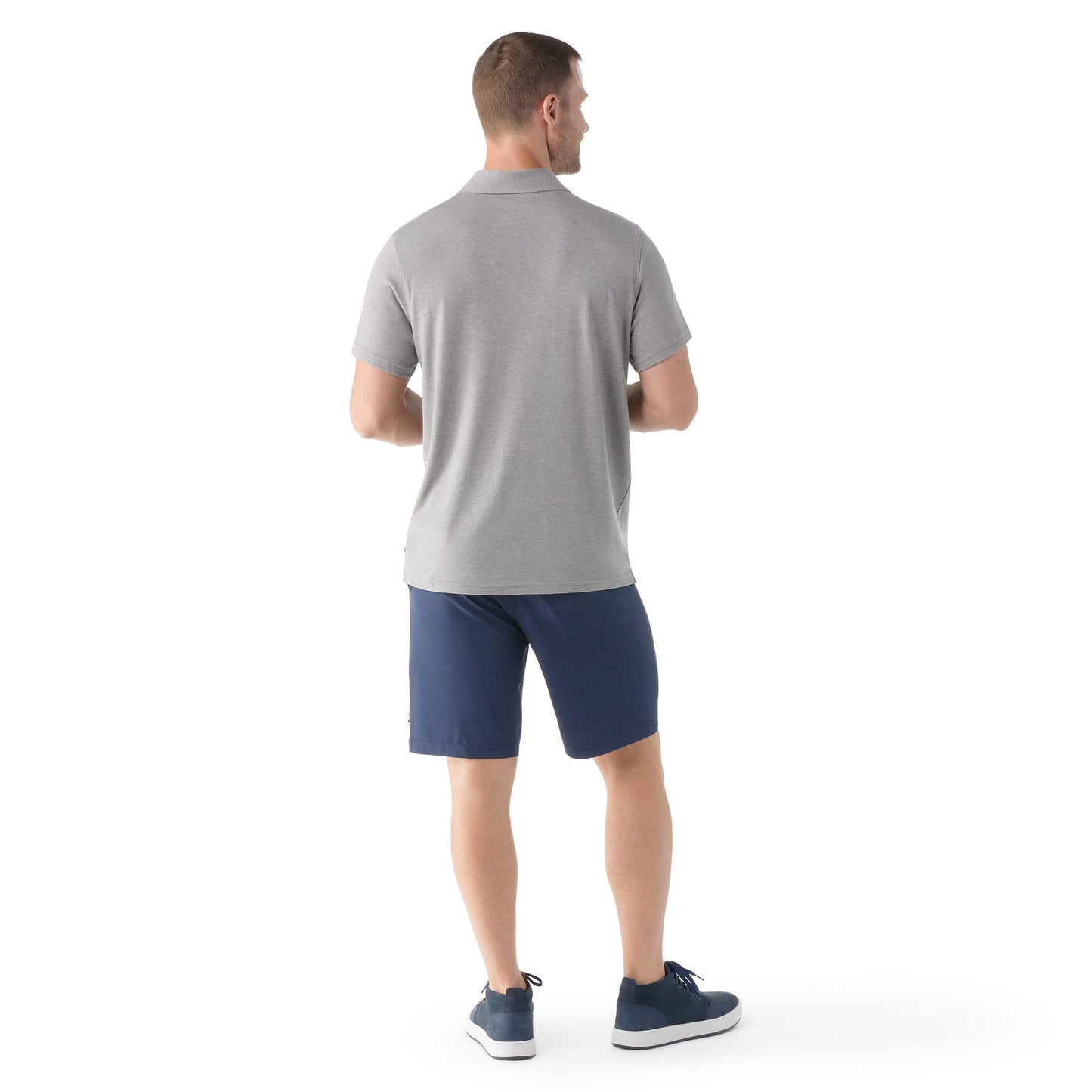 Men's Short Sleeve Polo |  Gray