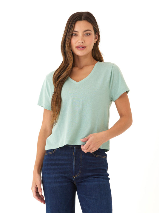 Core Triblend Jersey V-Neck Tee